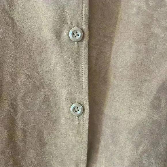 Studio Works Women's XL Brown Button-Down Jacket Long Sleeve - Picture 3 of 8